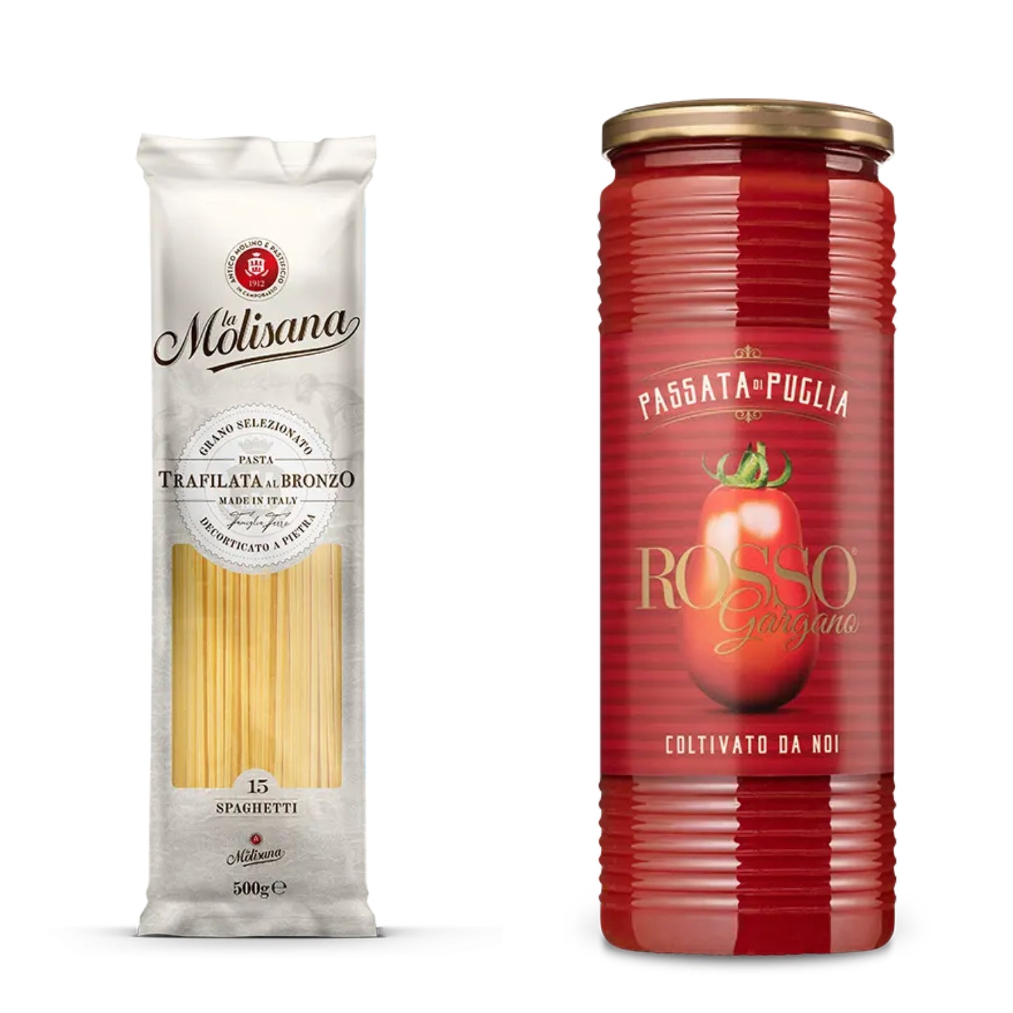 Spaghetti Molisana 2KG + Passata RossoGargano 2x690GR