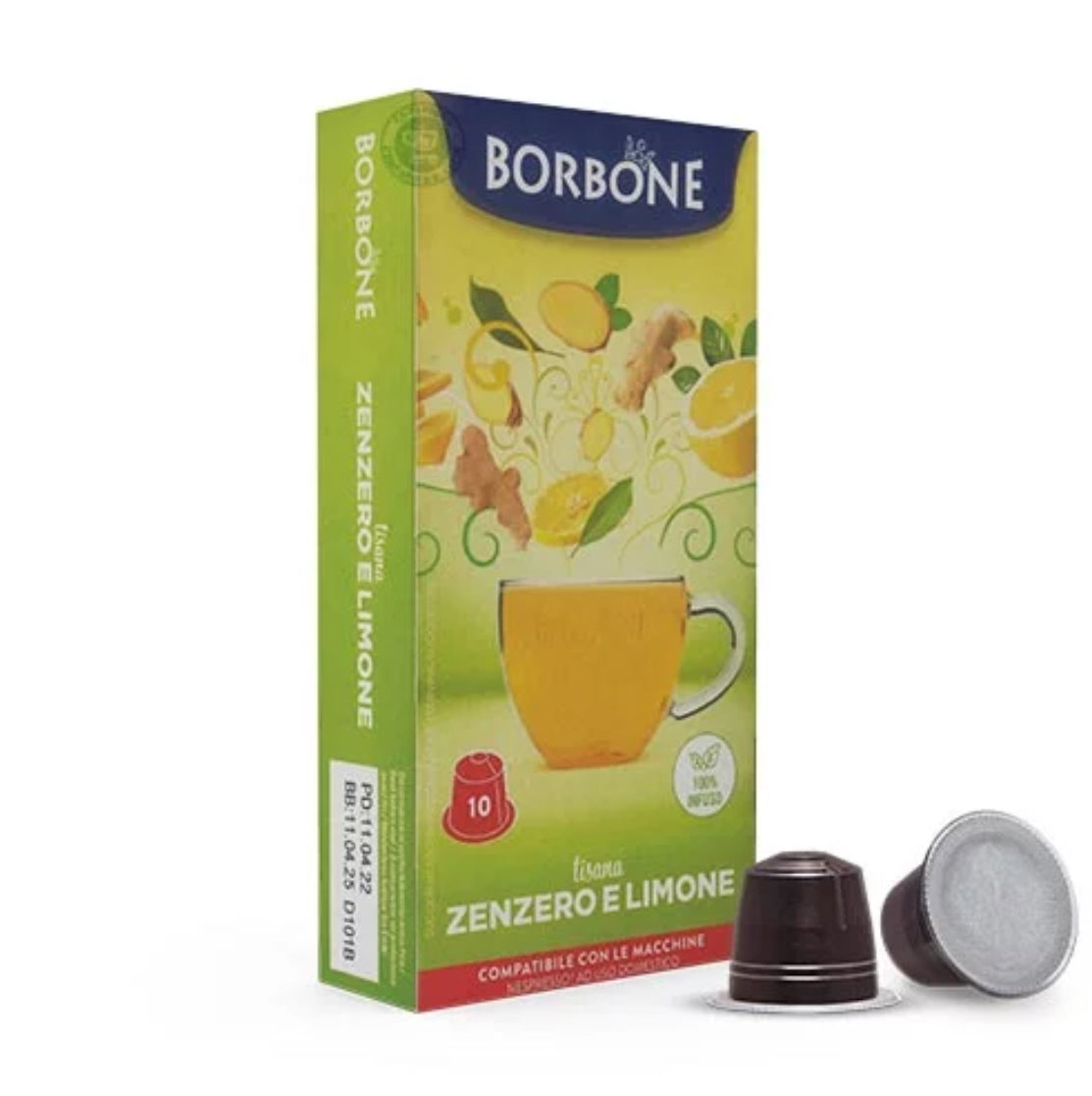 Tisane Citron Gingembre Borbone (10CAPS)