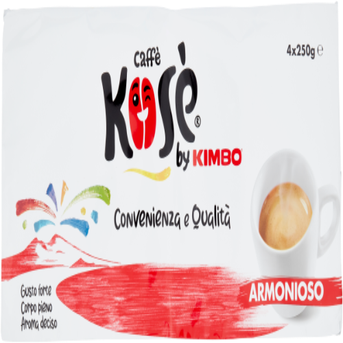 Kosé Armonioso by Kimbo 4x250GR