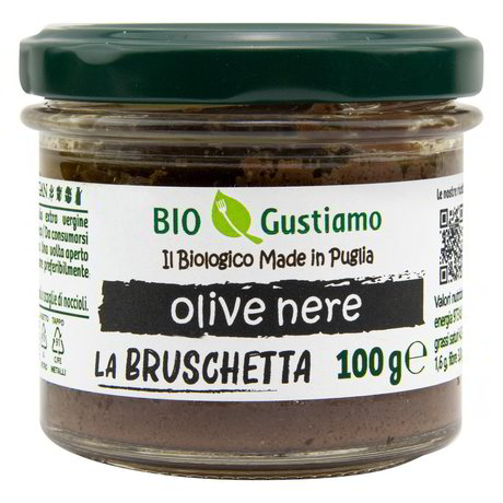 Bruschetta aux olives noires 100GR