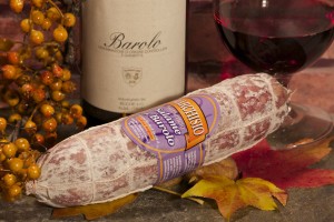 Salami au vin rouge (Barolo)